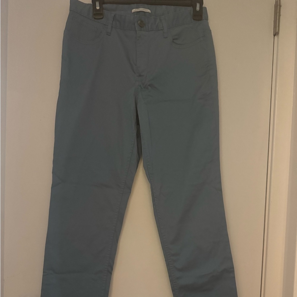 Men's Gray Straight-Leg Pants